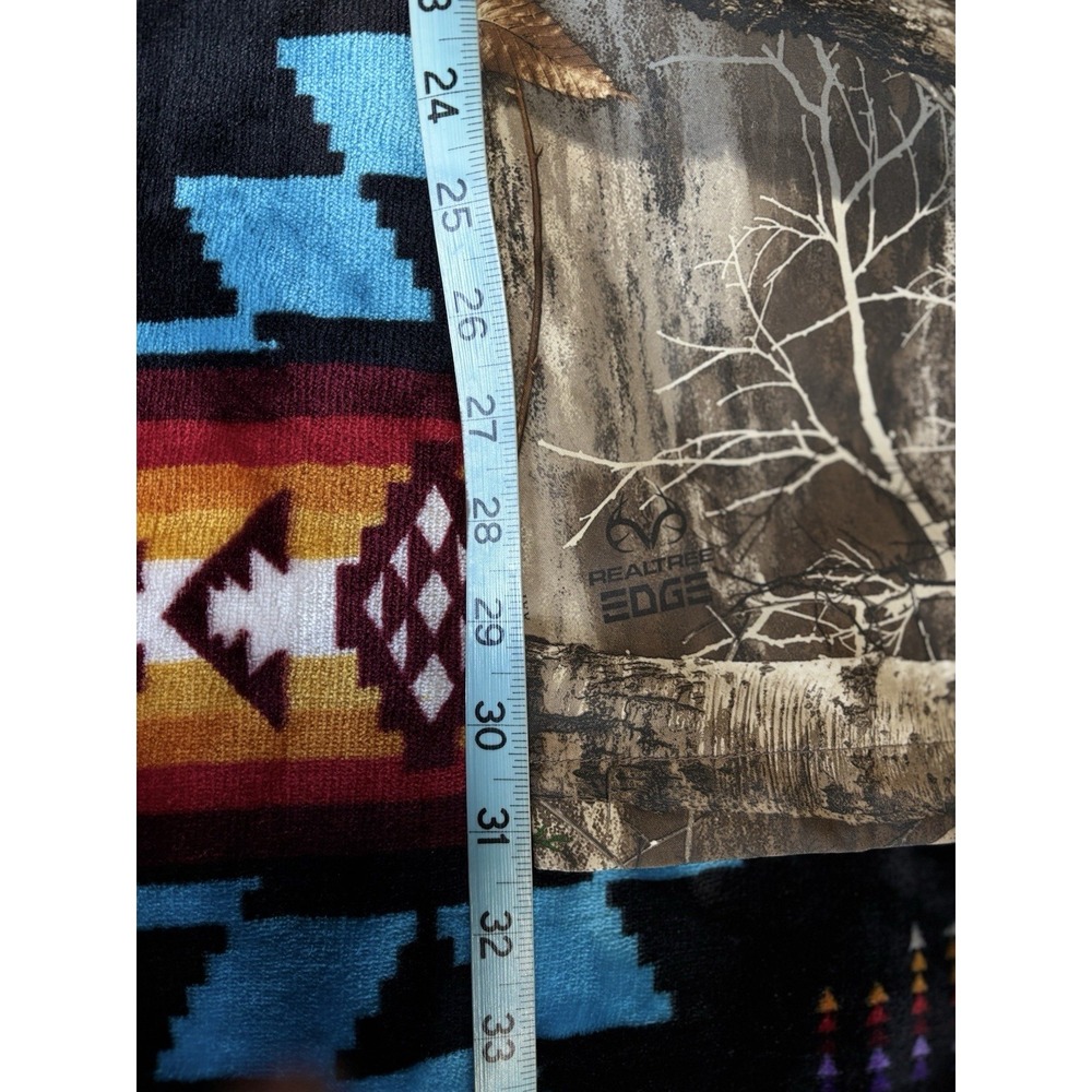 Rustic Ridge Hunting Rain Pants Size M Real‎ Tree Mid Rise Elastic Waist Zip Leg - Picture 9 of 10
